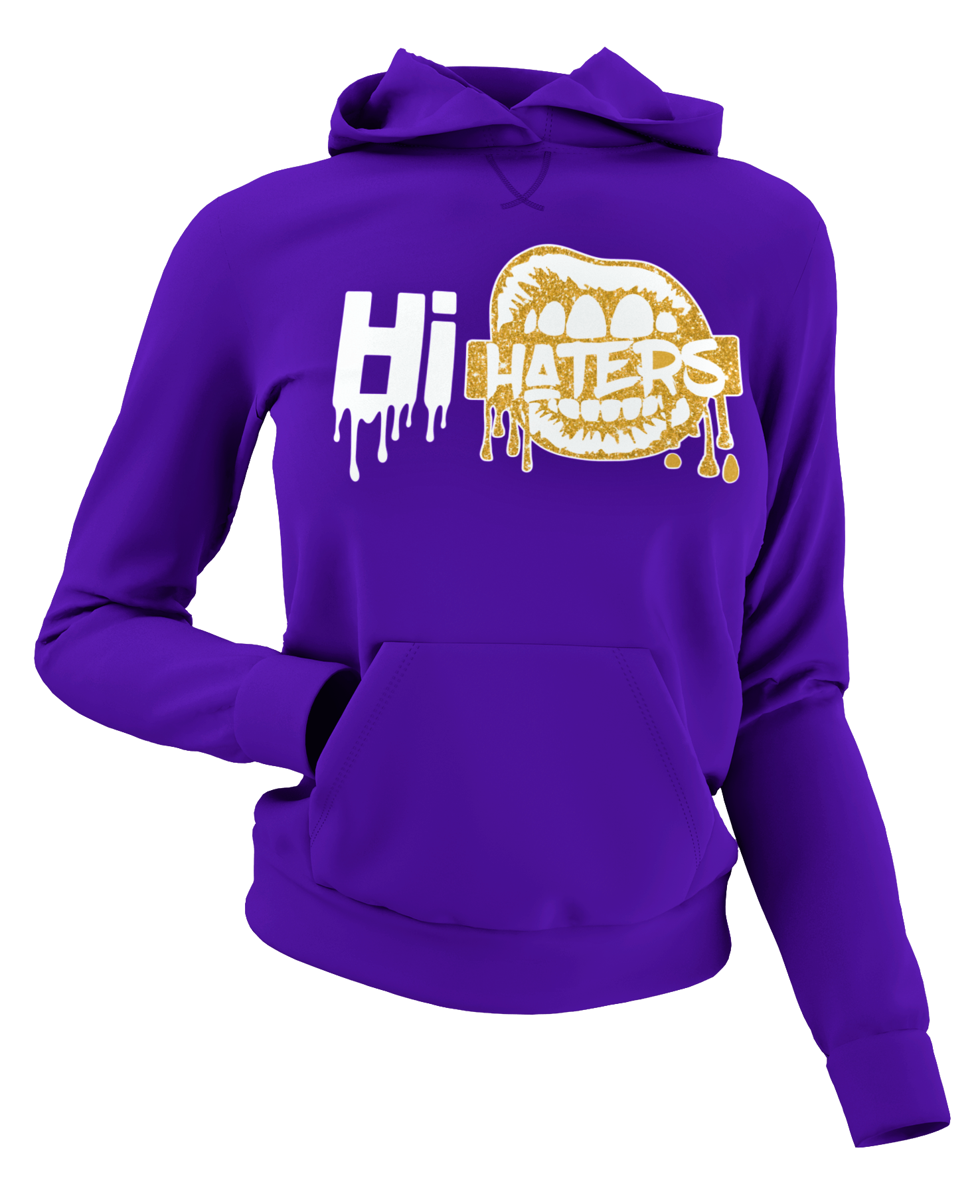 Women's Hi Haters Glittered Hoodie