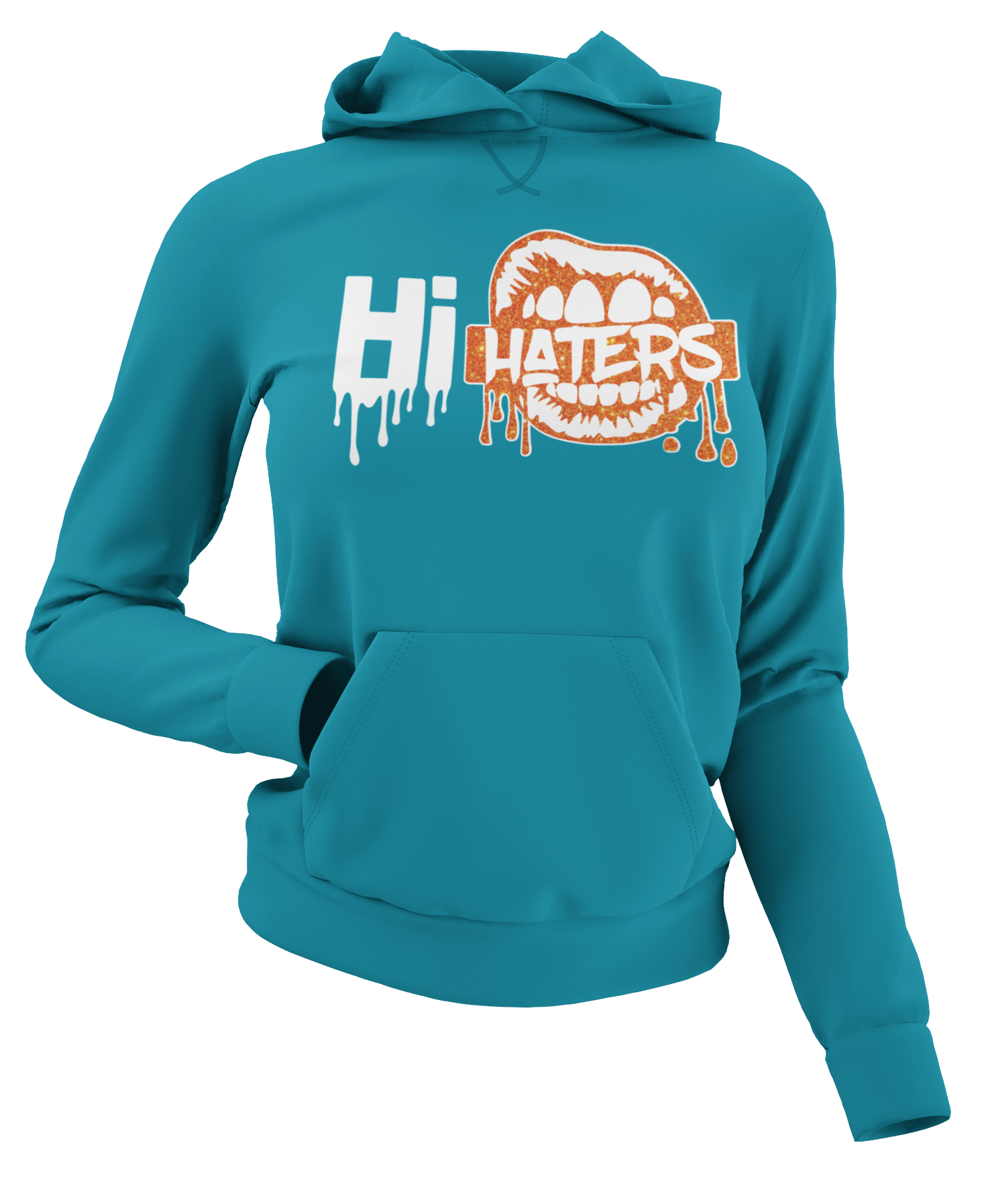 Women's Hi Haters Glittered Hoodie