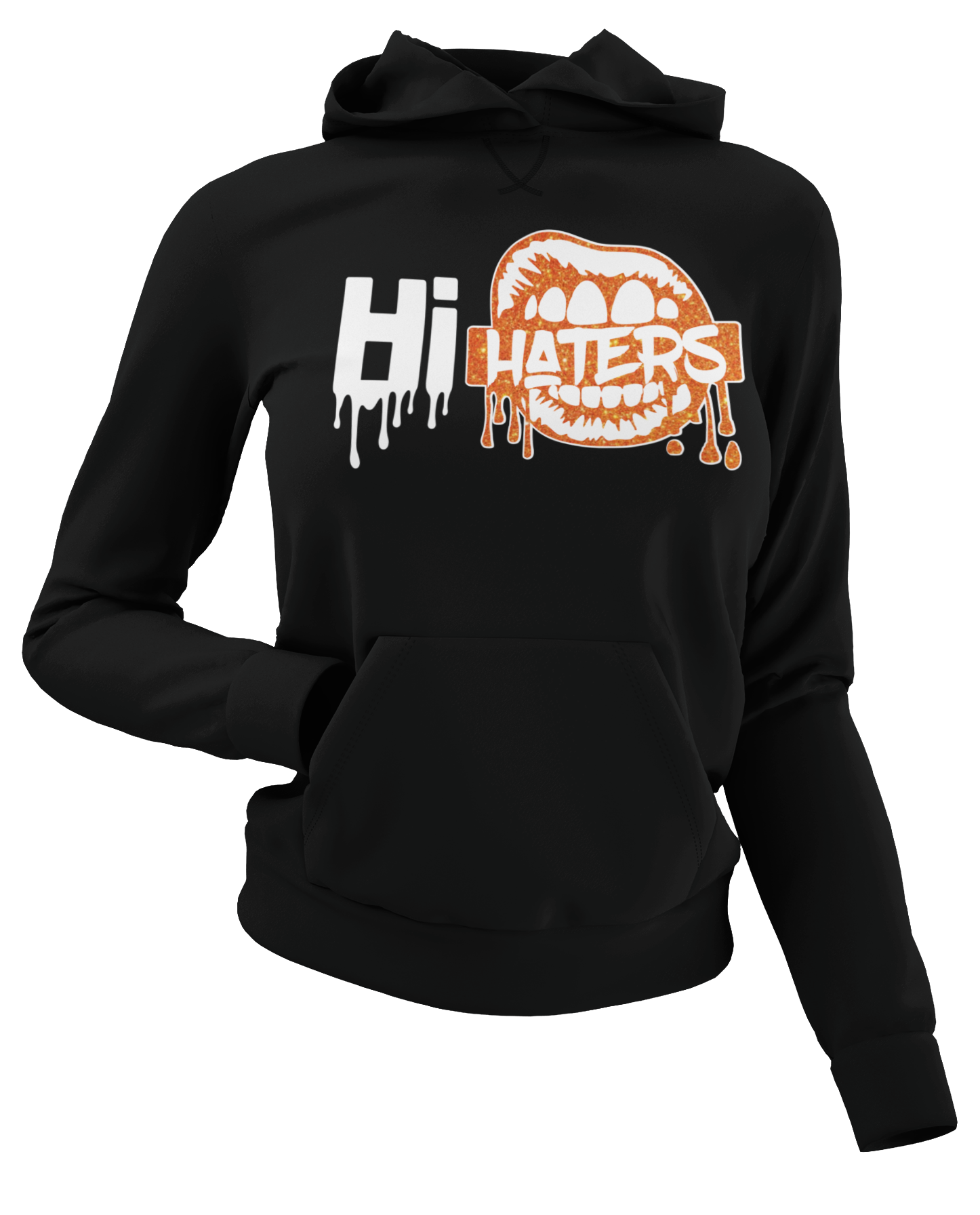 Women's Hi Haters Glittered Hoodie