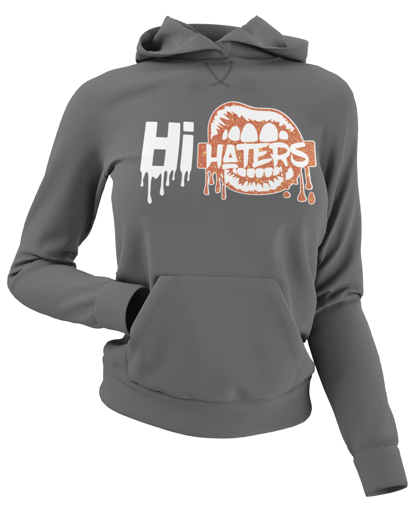 Women's Hi Haters Glittered Hoodie