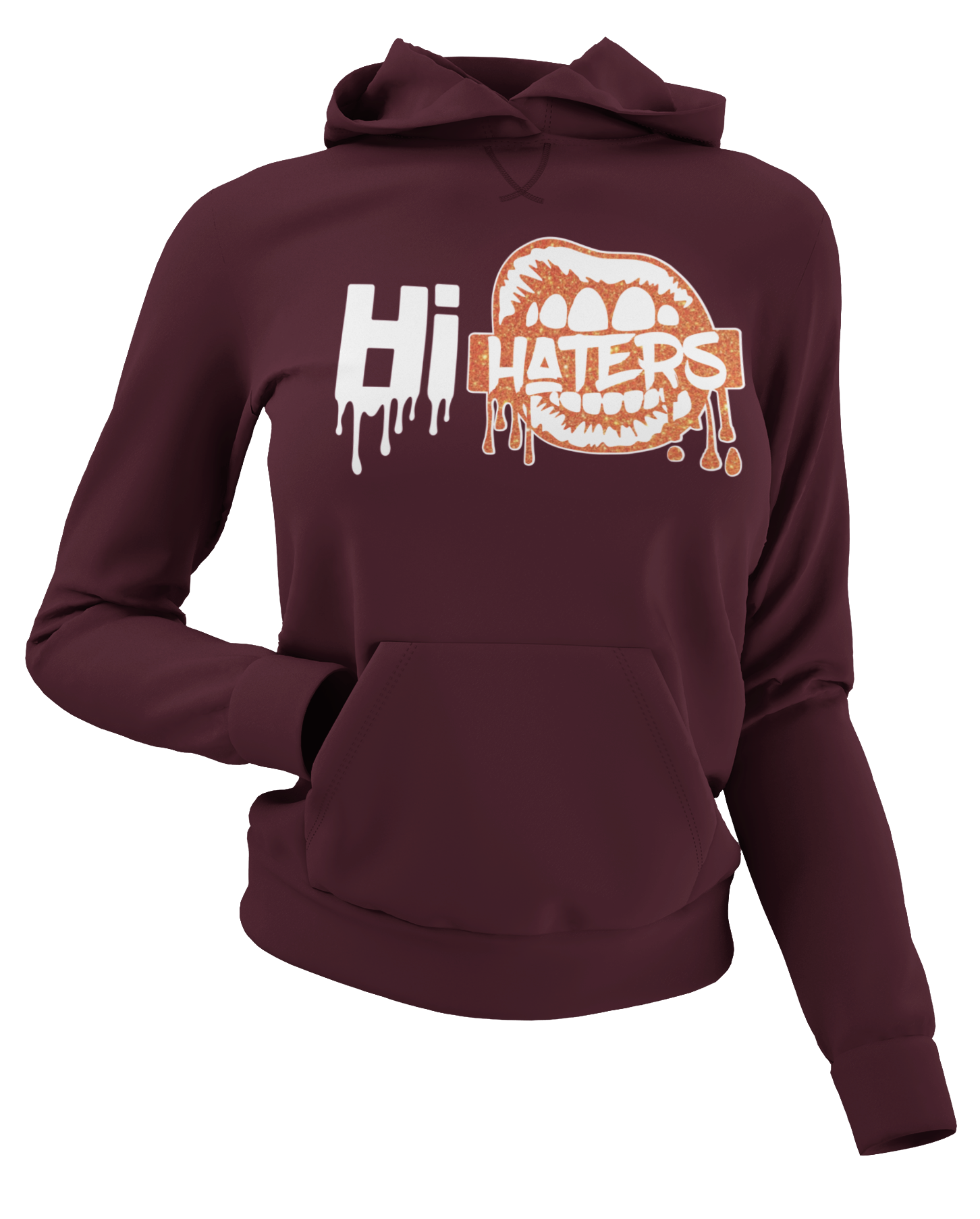 Women's Hi Haters Glittered Hoodie