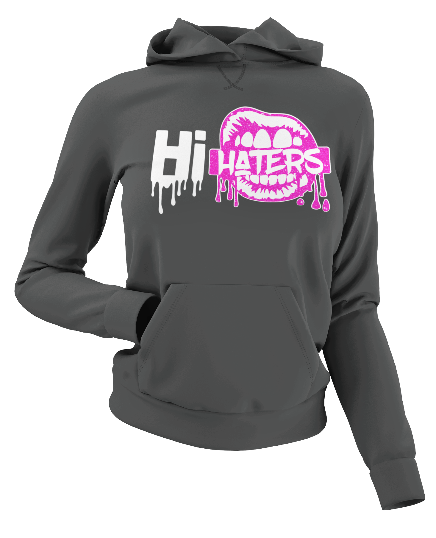 Women's Hi Haters Glittered Hoodie