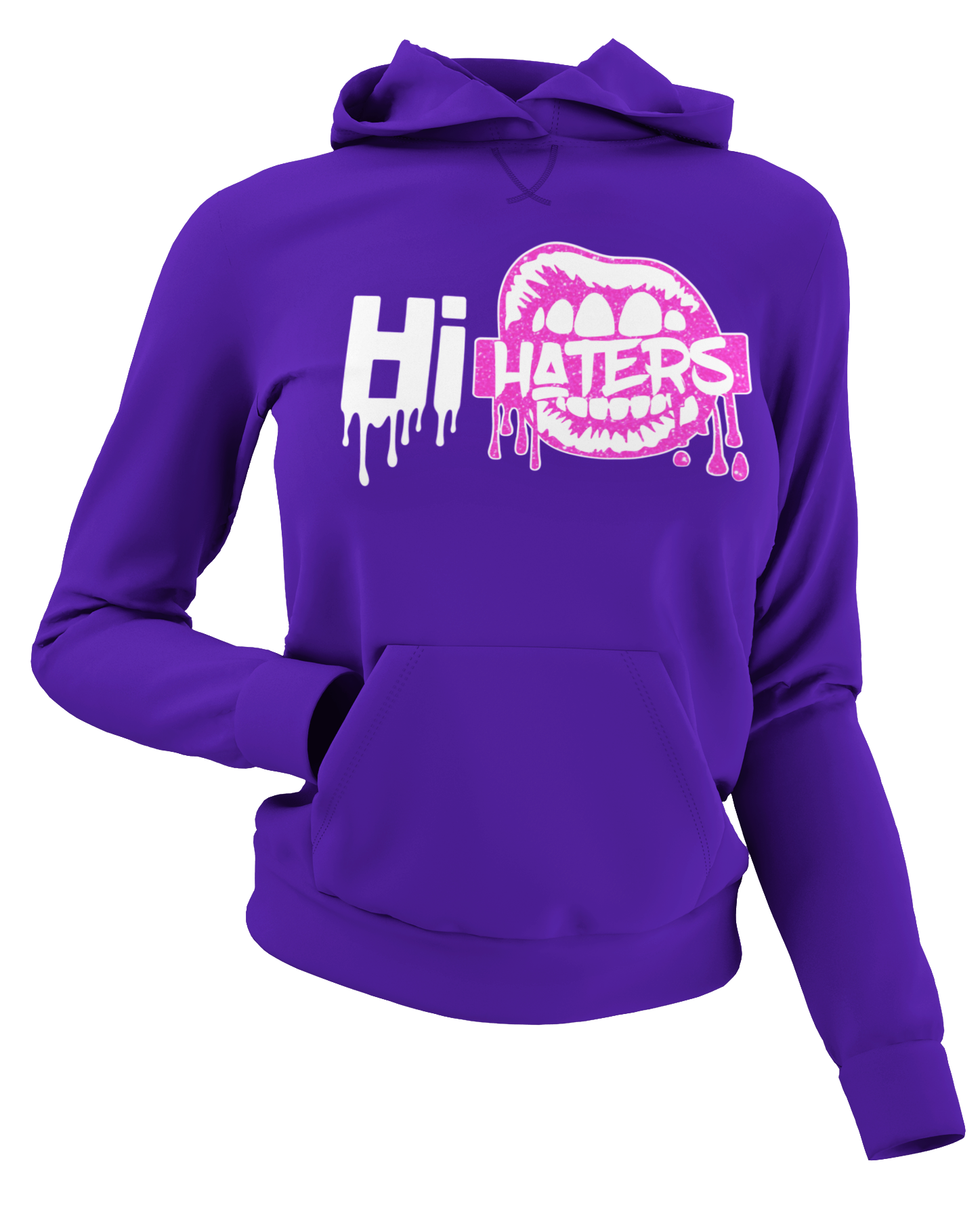 Women's Hi Haters Glittered Hoodie