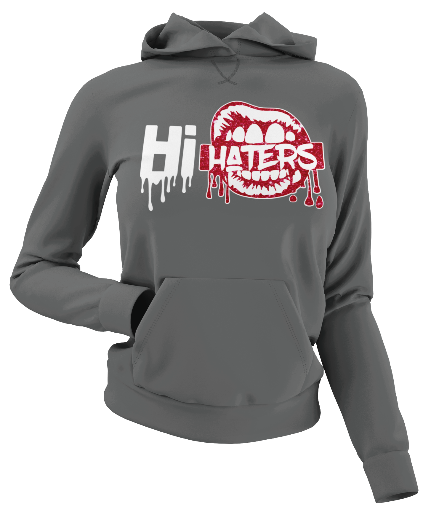 Women's Hi Haters Glittered Hoodie