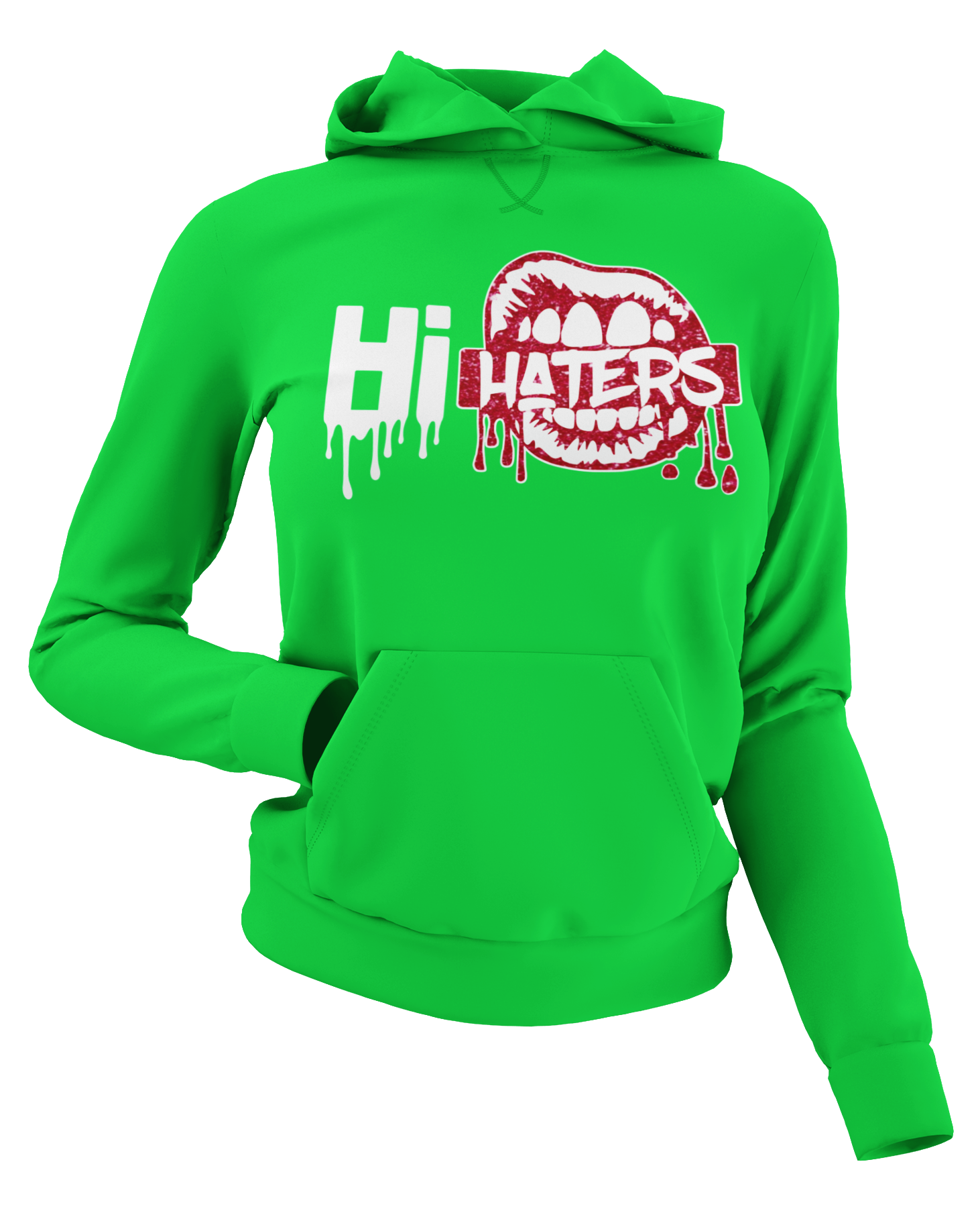 Women's Hi Haters Glittered Hoodie