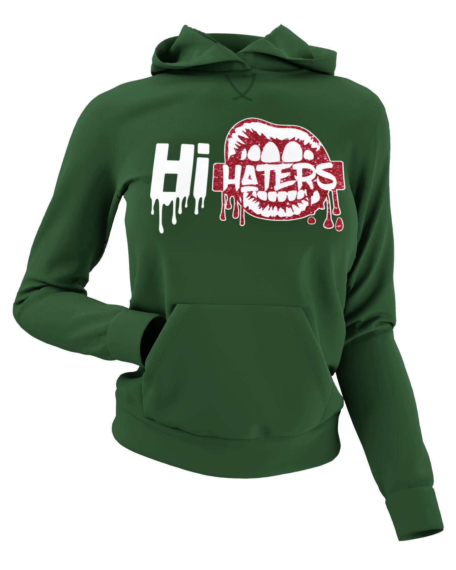 Women's Hi Haters Glittered Hoodie