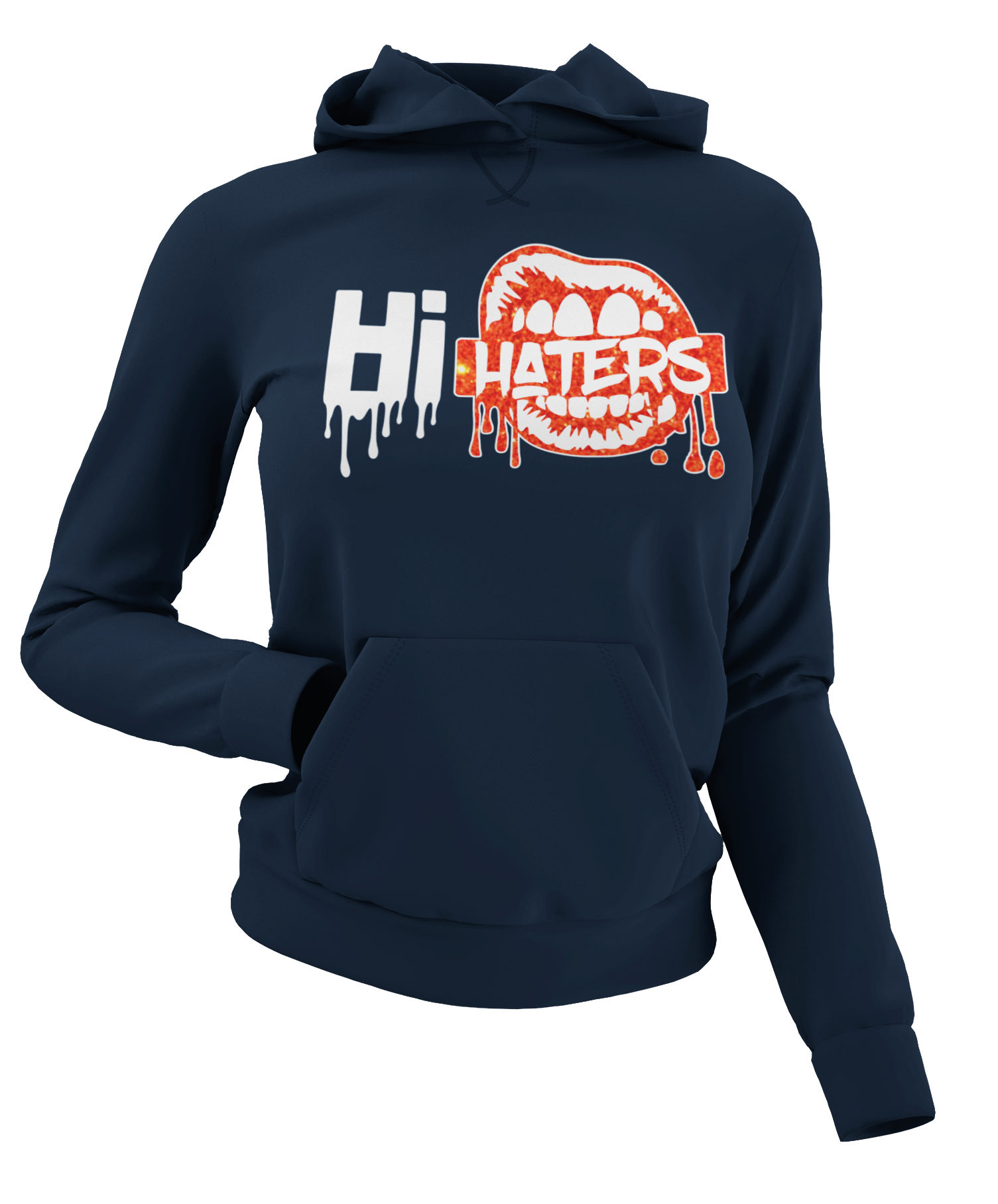 Women's Hi Haters Glittered Hoodie