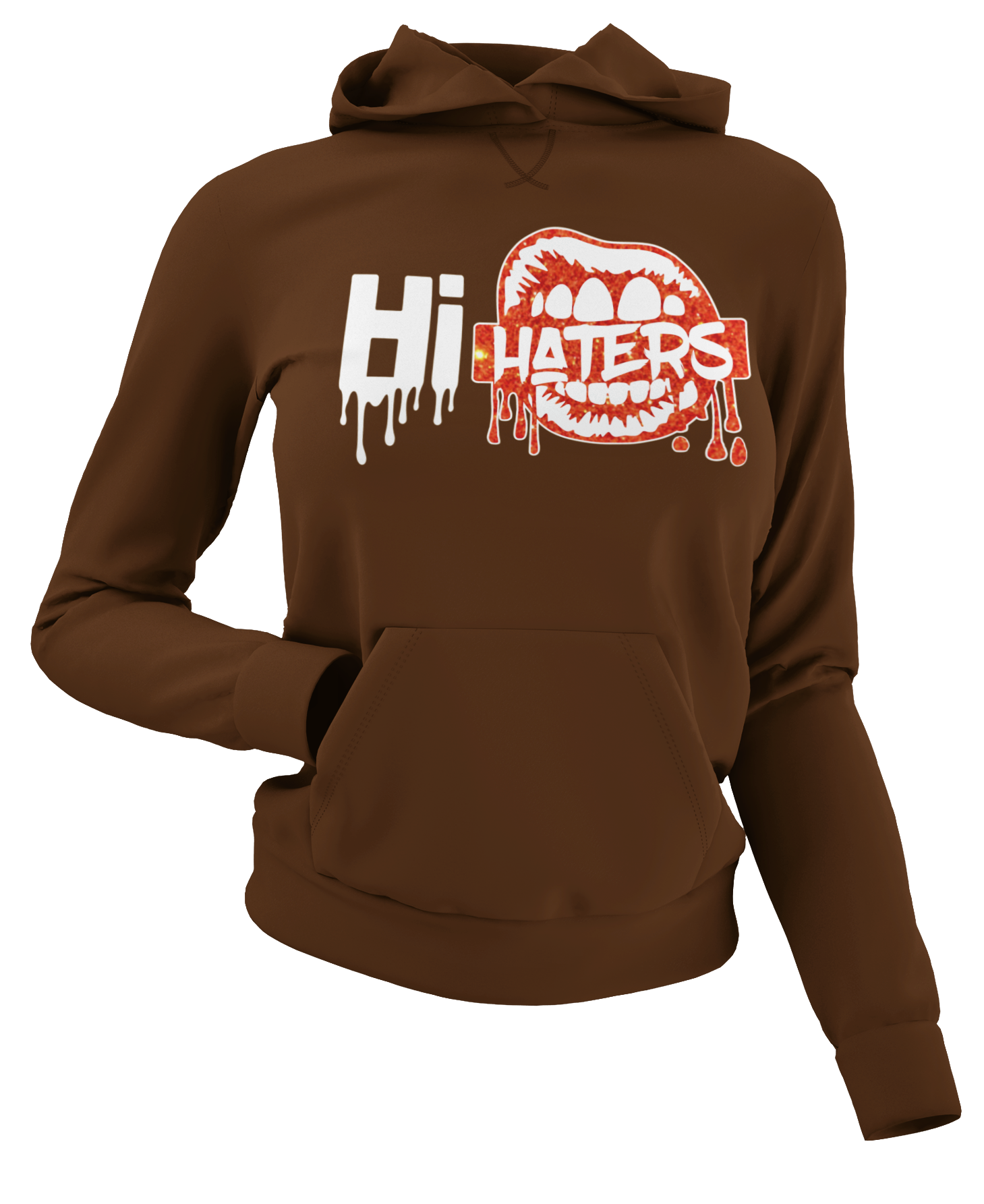 Women's Hi Haters Glittered Hoodie