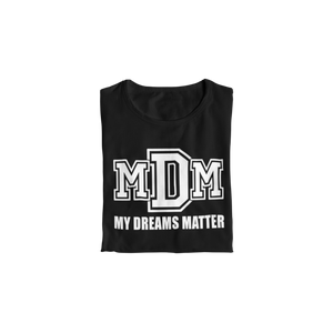 Girls My Dreams Matter Glittered Princess T-Shirt