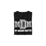 Load image into Gallery viewer, Girls My Dreams Matter Glittered Princess T-Shirt
