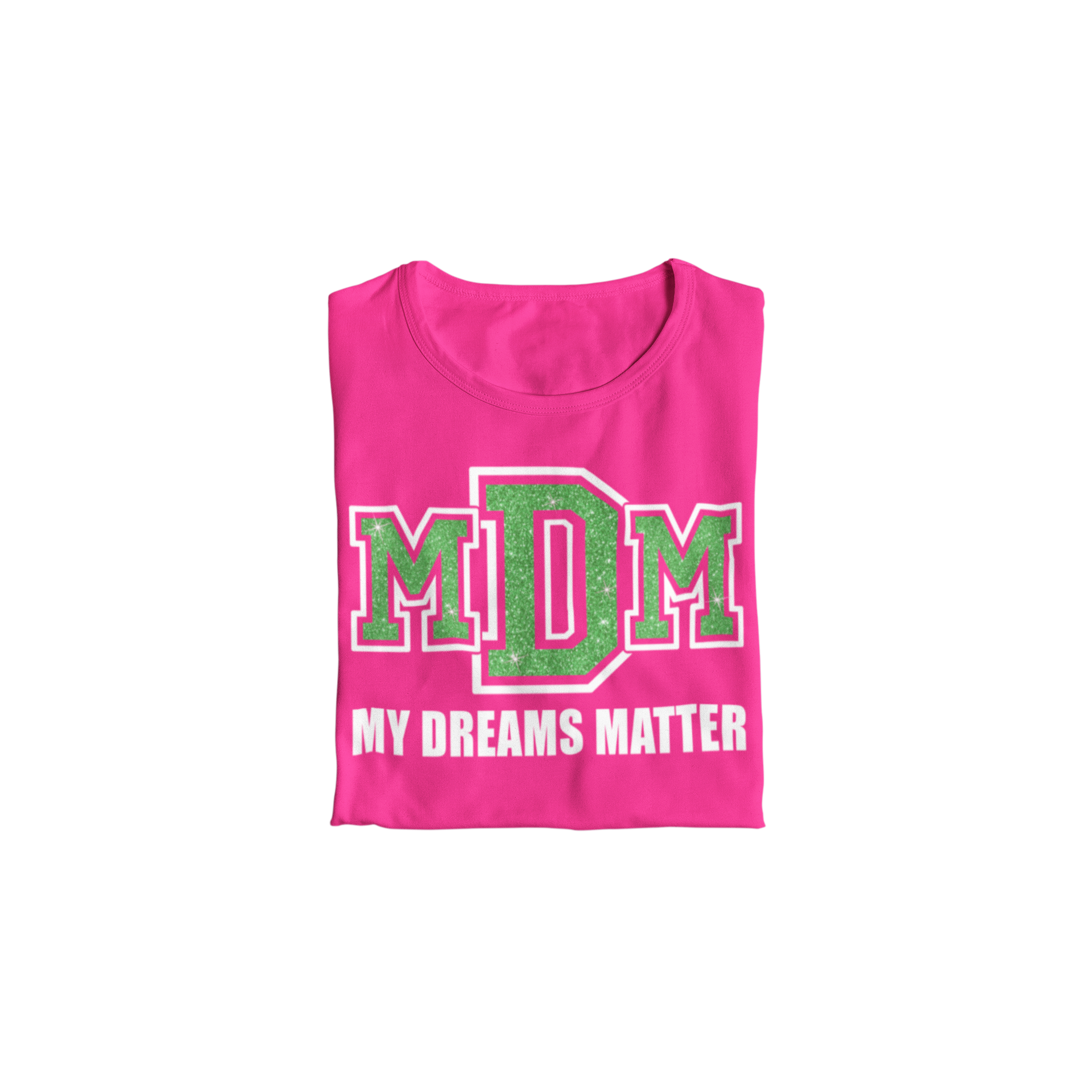 Girls My Dreams Matter Glittered Princess T-Shirt