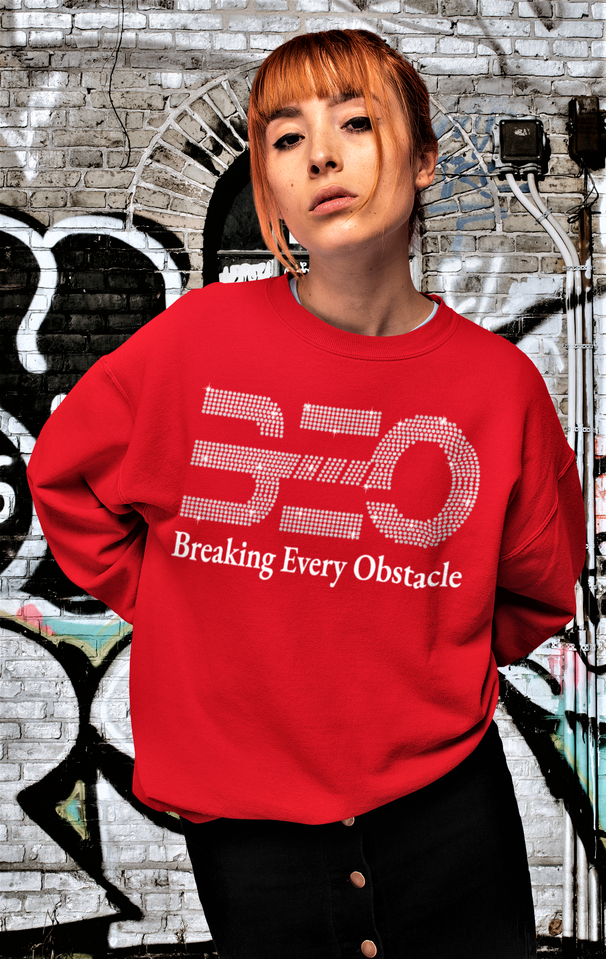 Women's BEO Rhinestone Sweatshirt