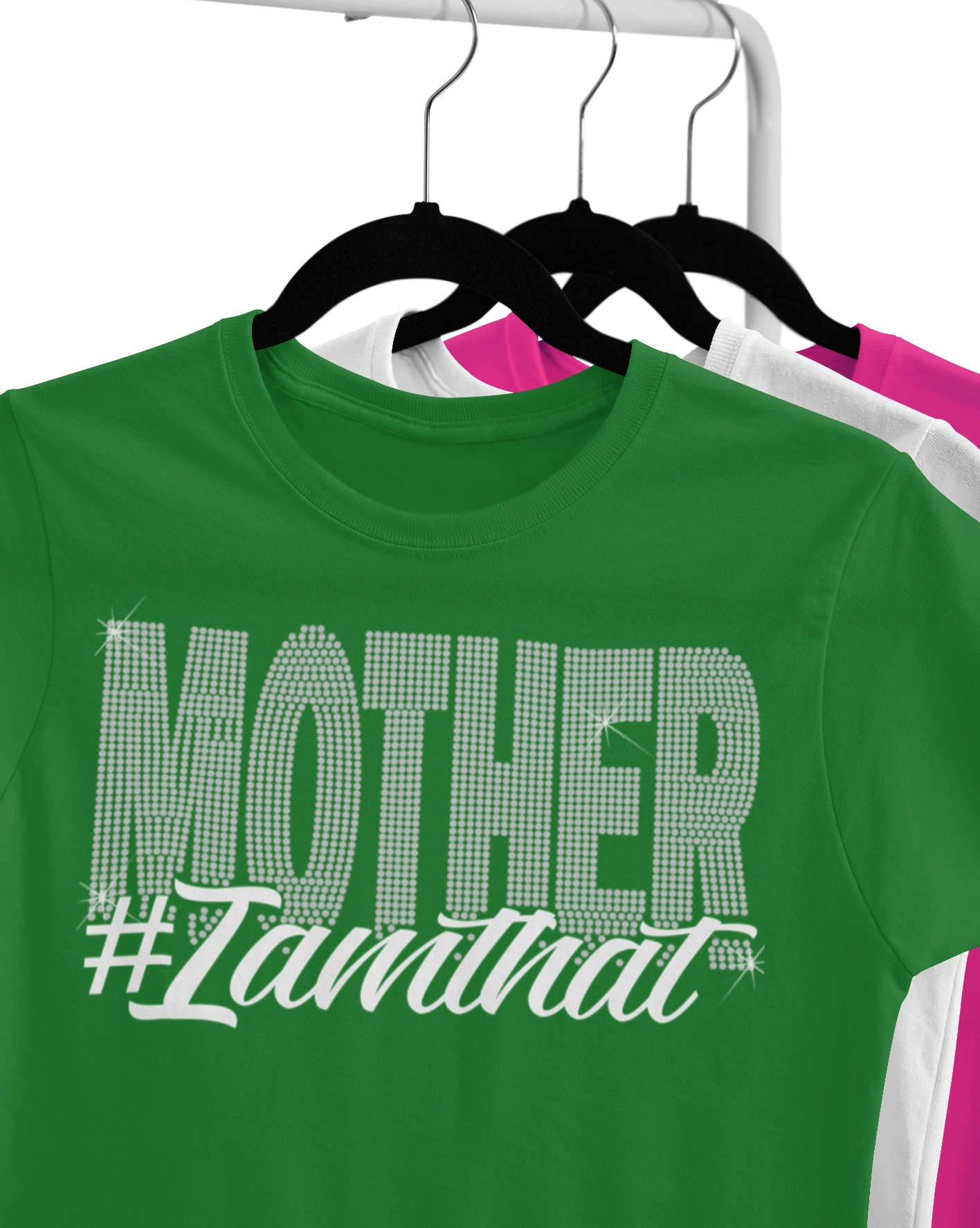 Women's Rhinestone "Mother I Am That" T-shirt