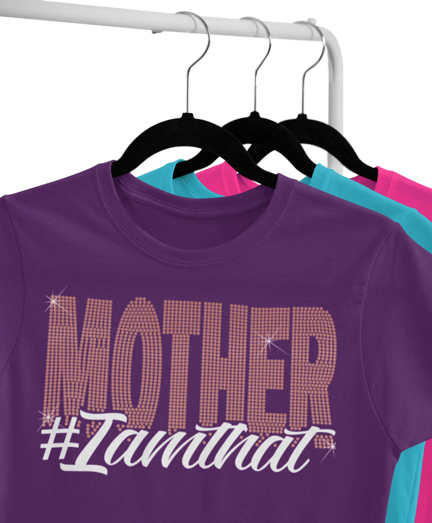 Women's Rhinestone "Mother I Am That" T-shirt