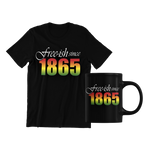 Load image into Gallery viewer, Free-ish Since 1865 Regular T-shirt &amp; Mug Gift Set
