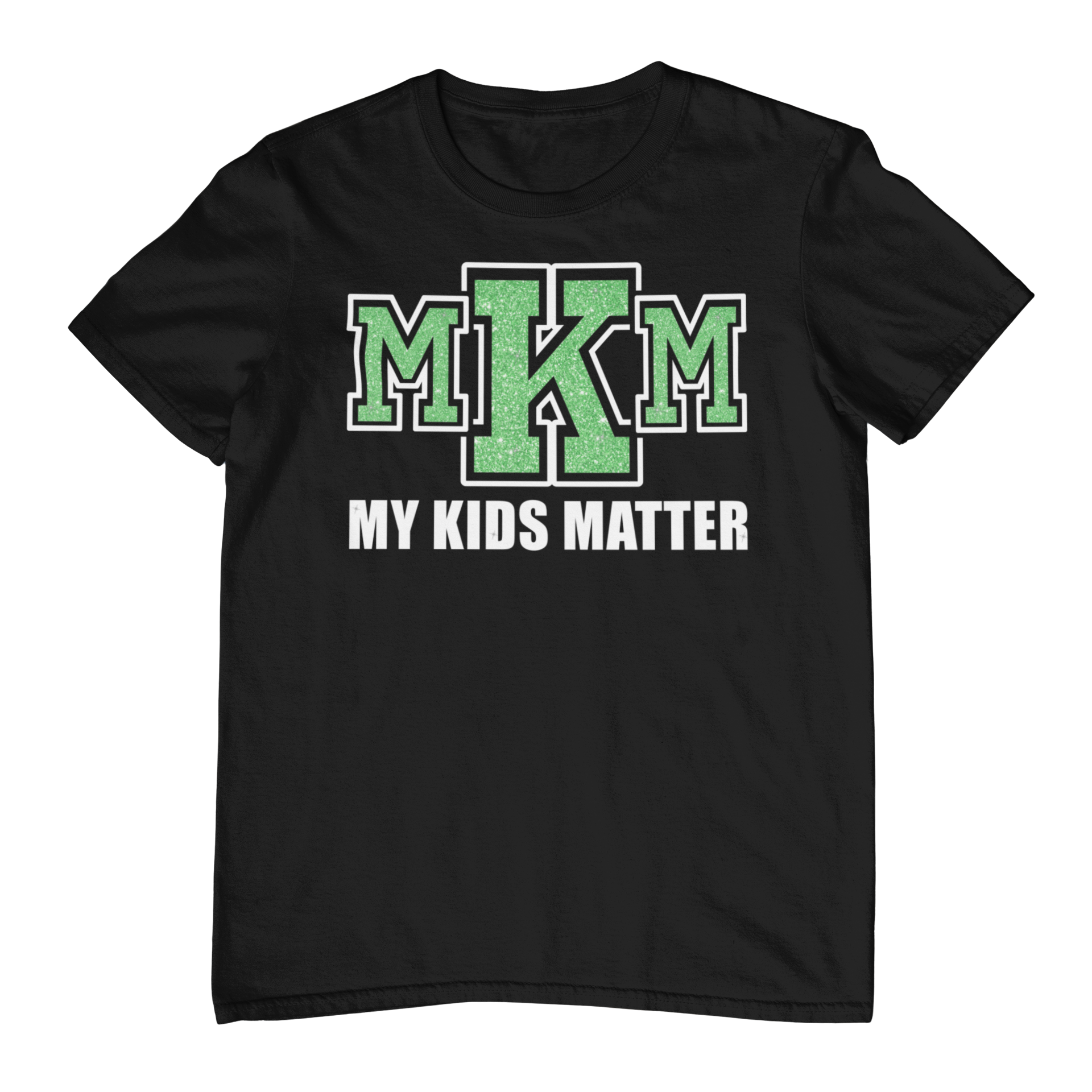 Women's Glittered My Kids Matter Regular T-shirt