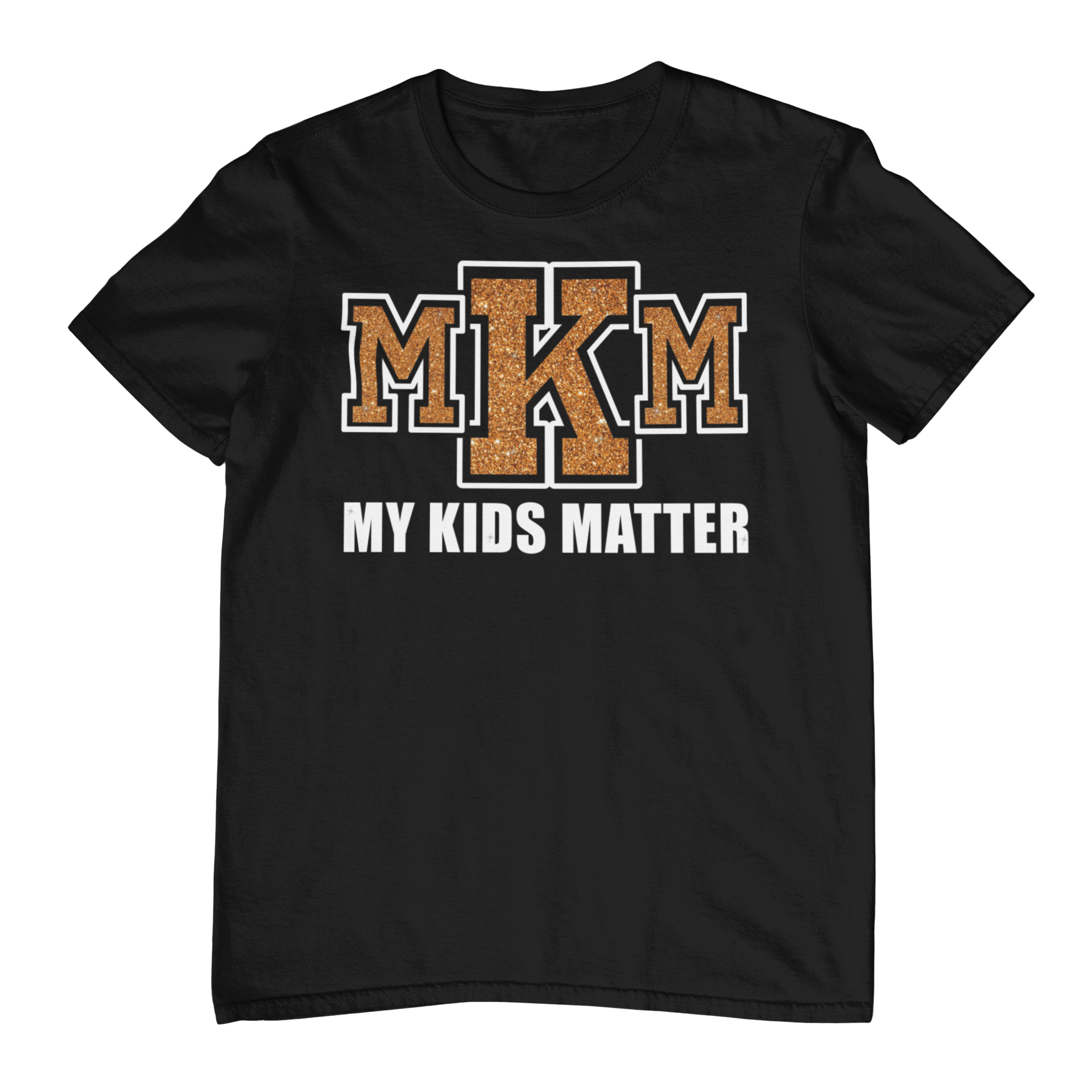 Women's Glittered My Kids Matter Regular T-shirt