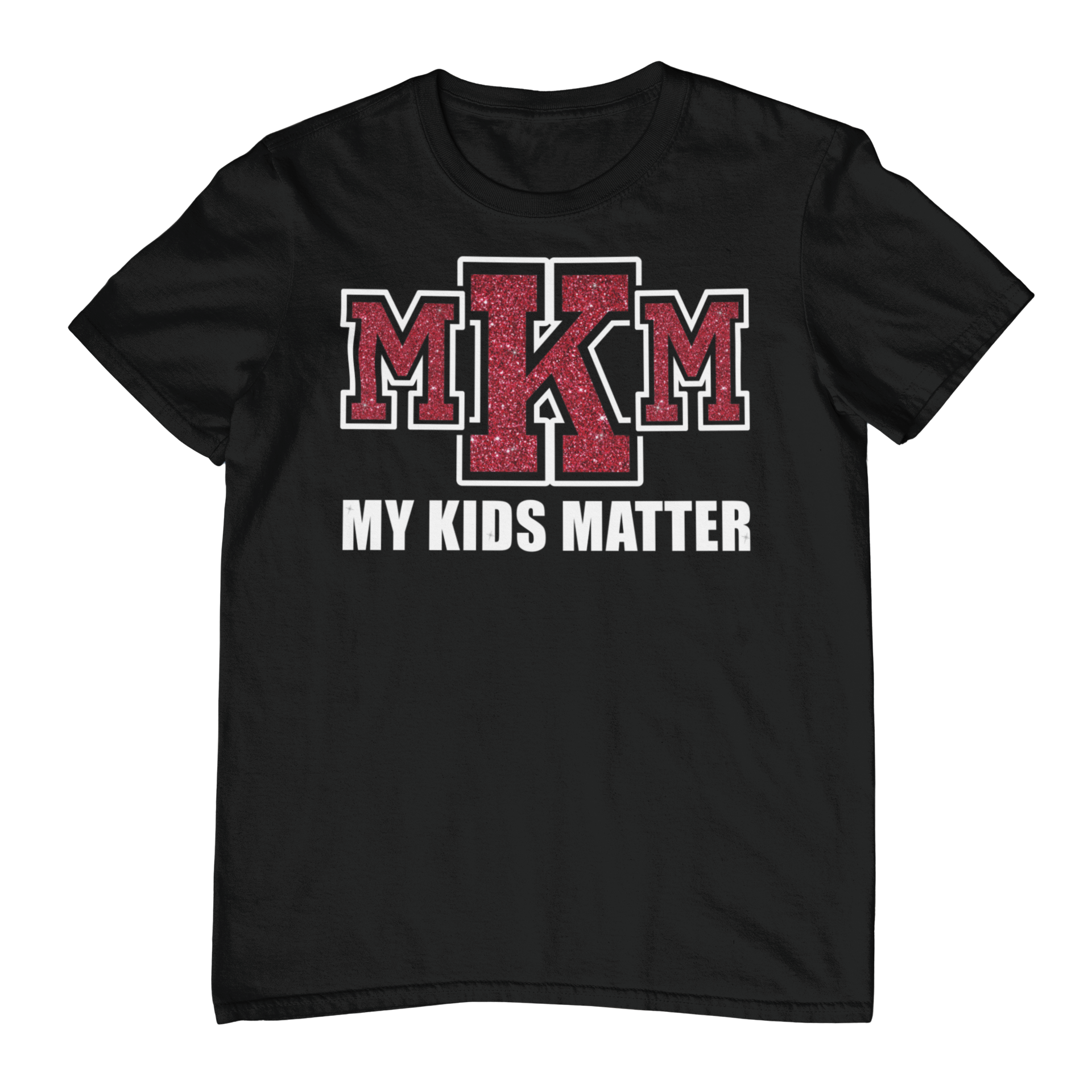 Women's Glittered My Kids Matter Regular T-shirt