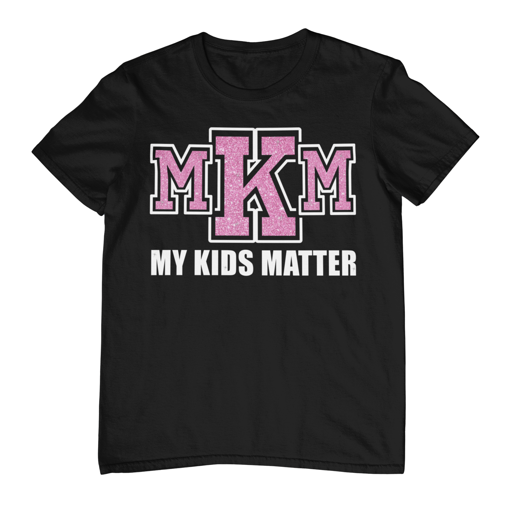 Women's Glittered My Kids Matter Regular T-shirt