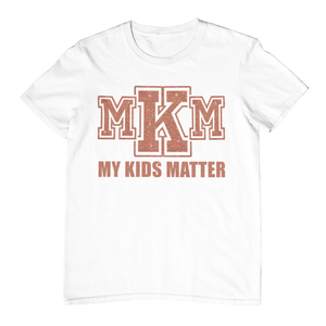 Women's Glittered My Kids Matter Regular T-shirt