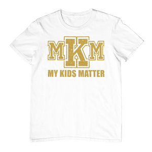 Women's Glittered My Kids Matter Regular T-shirt